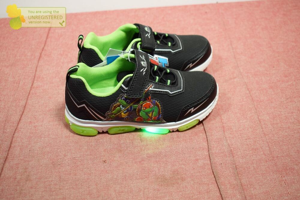 Toddler Disney Teenage Mutant Ninja Tutrtles Athletic Sneakers Black 12T